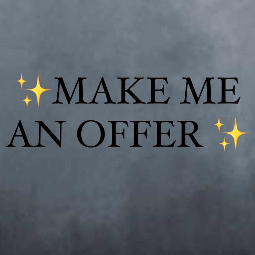 Reasonable offers are welcomed on all items!